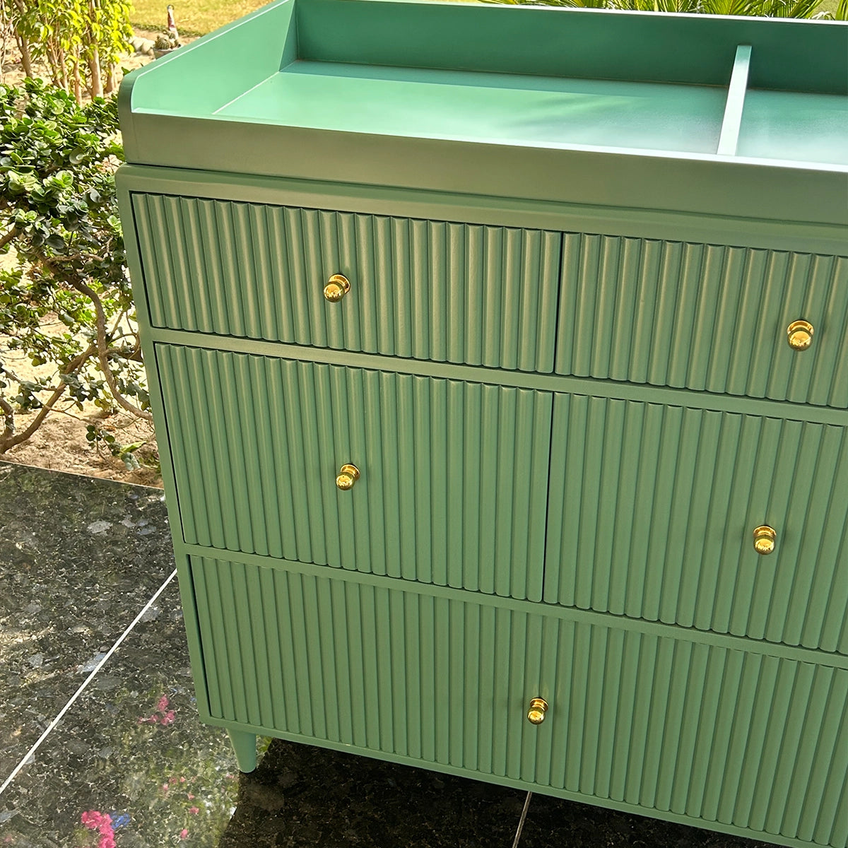 Fluted Changing Table