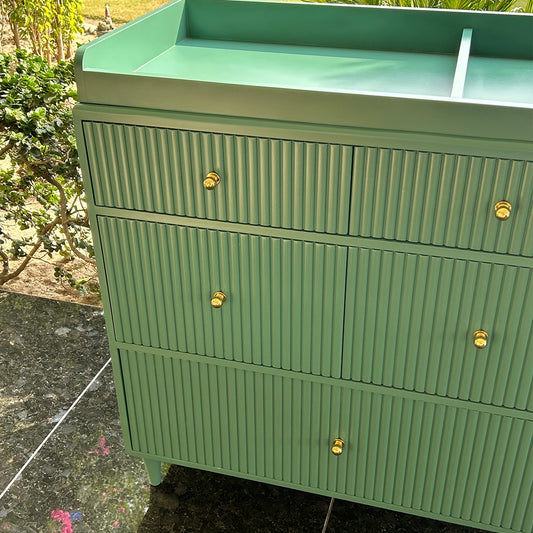 Fluted Changing Table