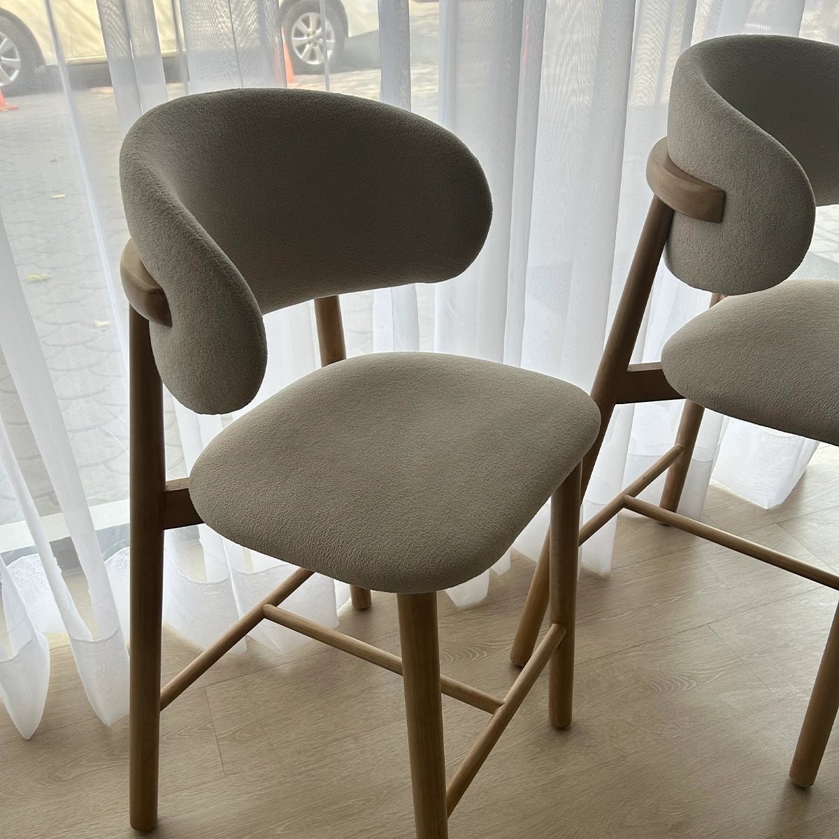 Suede Stool