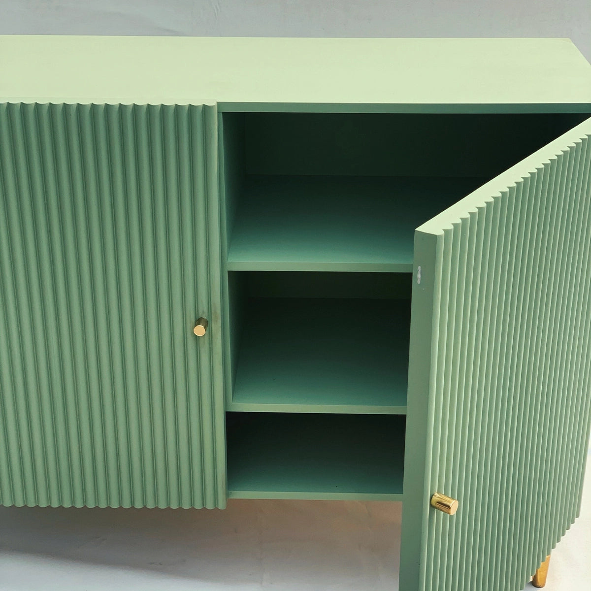Fluted Door Cabinet