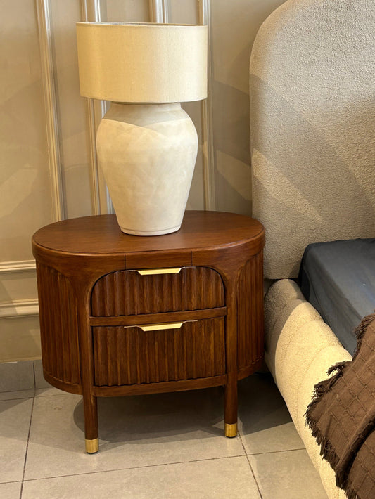 Fluted Dresser and Mirror