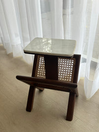 Marble Top Magzine Table