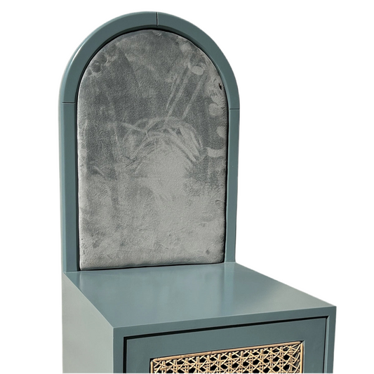 Teal Arched Side Table