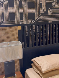 MILA CANE AND FABRIC BED