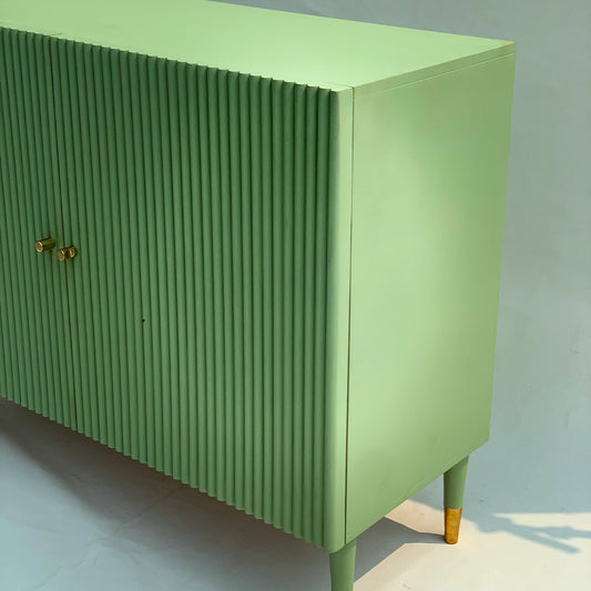 Fluted Door Cabinet