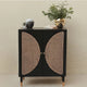 Double Door Cane Console