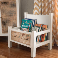 White Book Shelf and Cabinet