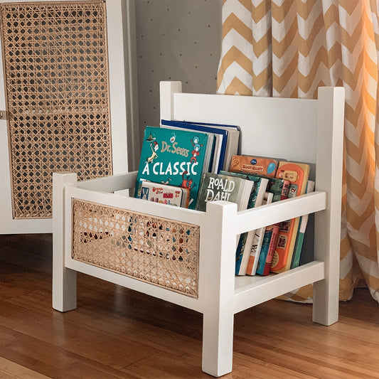 White Book Shelf and Cabinet